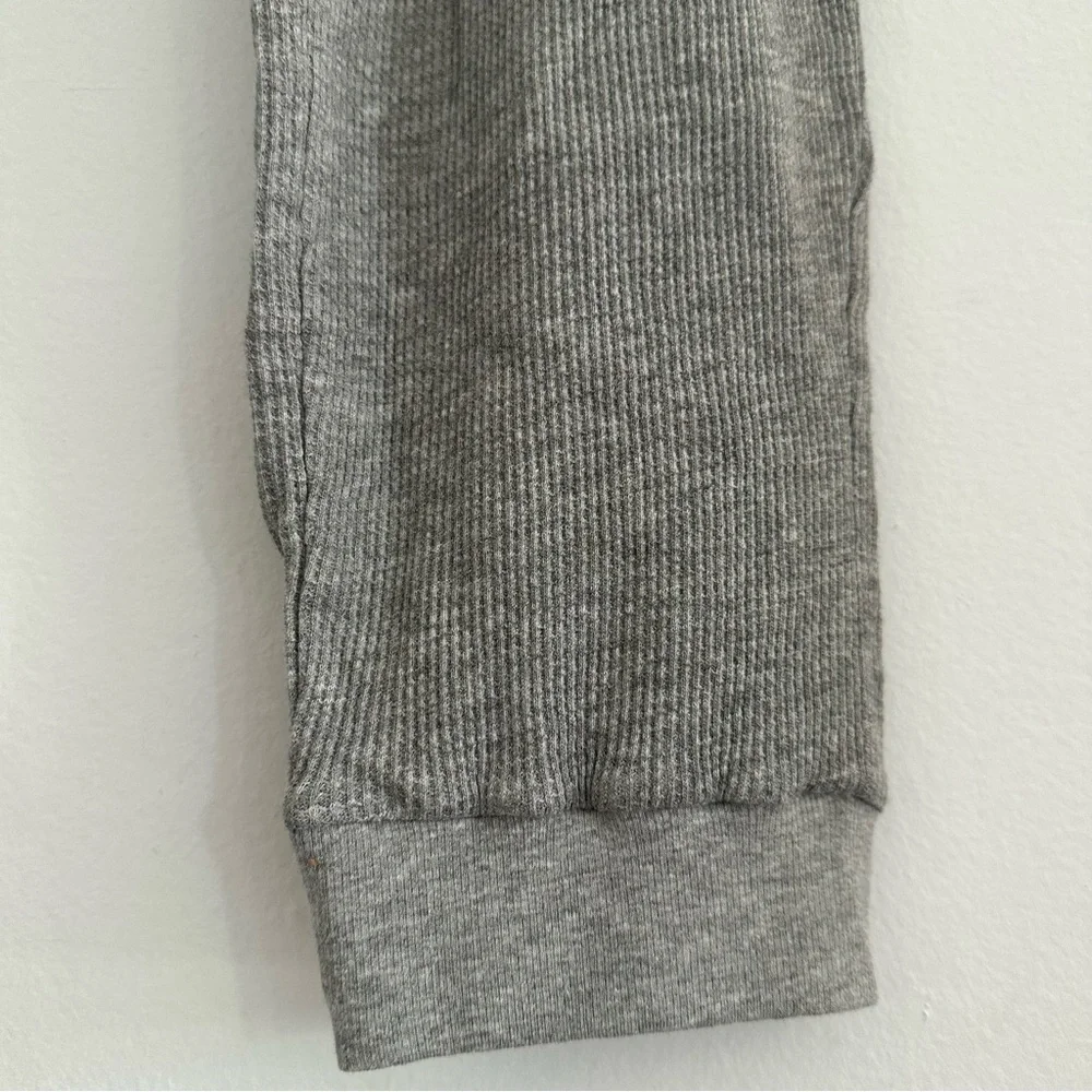 Skin For Neiman Marcus Waffle Gray Joggers Pants Sz 2 - Picture 3 of 6